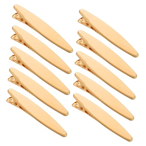 VICASKY 50 Stück Krokodilklemmen Metall Haarspangen Selbstgemacht Haarschleifen Mehrzweck für Frauen und Mädchen Einfache Montage von VICASKY