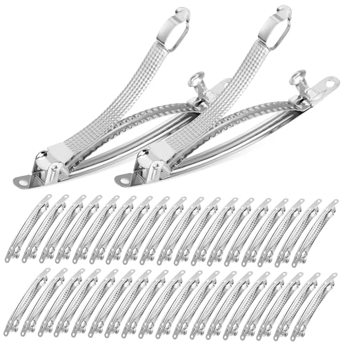 VICASKY 50 Stück Teiliges Metall Haarspangen French Clips für Damen und Mädchen Robuste Frühlings Haarspangen Einfach zu Bedienen für DIY Haarschmuck und Vielseitiges Styling von VICASKY