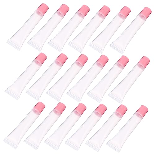 VICASKY 50stücke Lippenbalsamschlauch Leerer Lippenbalsambehälter Lip Balm Container Rohr Lip Pomade Rohr Flaschen Kosmetische Quetschtube Nachfüllbar von VICASKY