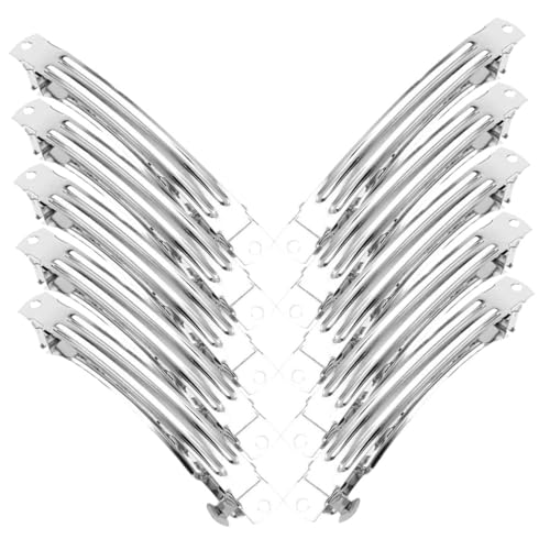 VICASKY 50stücke Metallfederclips Haarspangen Diy Material Zubehör Haar-styling-tools Für Damen Accessoires Bastelbedarf Styling-tools Haarklammern von VICASKY