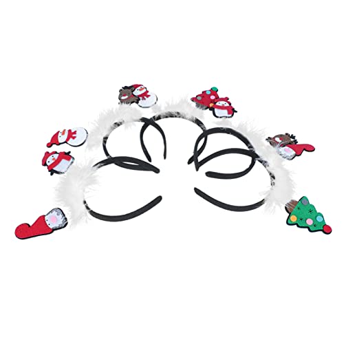 VICASKY 5stücke Weihnachts-haarreifen Mit Kreativen Designs Für Festlichkeiten Haarschmuck Für Partys Und Feiertage Für Festliche Anlässe von VICASKY