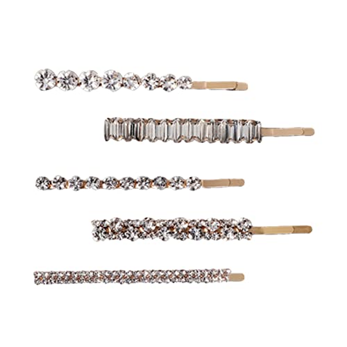VICASKY 5stücke Strass-haarnadeln Mit Kristallen Damen-haarspangen Clips Für Haarschmuck Für Hochzeiten Partys Und Feste Haaraccessoires von VICASKY
