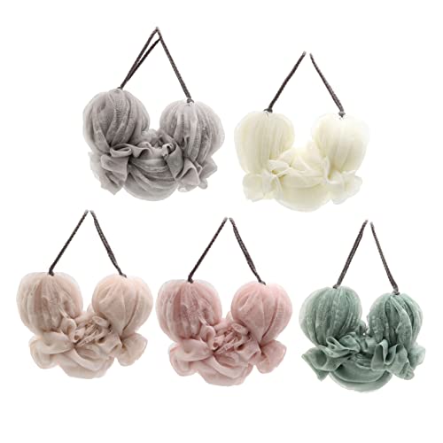 VICASKY 5stücke Lange Streifen Badeblumen Doppelseitige Badetücher Badetücher Badeblumen Duschtücher Für Erwachsene Reisen Und Hotelgebrauch Umweltfreundlich Leicht Und Praktisch von VICASKY