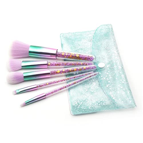 VICASKY 5stücke Make-up Professionellen Pinseln Für Foundation Puder Augenbrauen Und Kosmetik Hochwertige Kosmetikpinsel Für Damen Und Täglichen Gebrauch von VICASKY