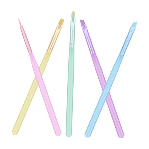 VICASKY 5stücke Teiliges Nail Art Set Gel Polish Malwerkzeuge Für Kreative Nageldesigns Leicht Langlebig Für Diy-maniküre Und Professionelle Anwendungen von VICASKY