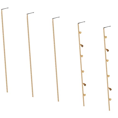 VICASKY 5stücke Zopfschmuck Haarketten Für Damen Haarspangen Mit Quaste Haarschmuck Mit Kette Für Zöpfe Und Duttfrisuren von VICASKY