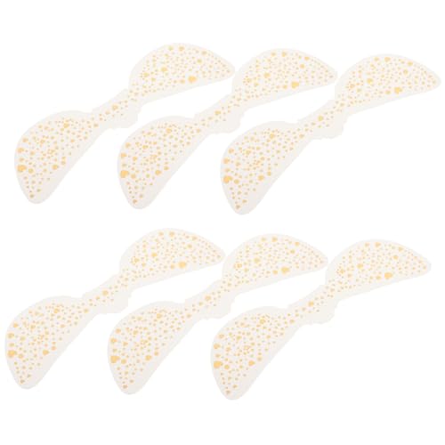 VICASKY 6 Blätter -patch Falsche -tattoo Tattoo- -gesichtstattoo Golden Wassertransferpapier von VICASKY