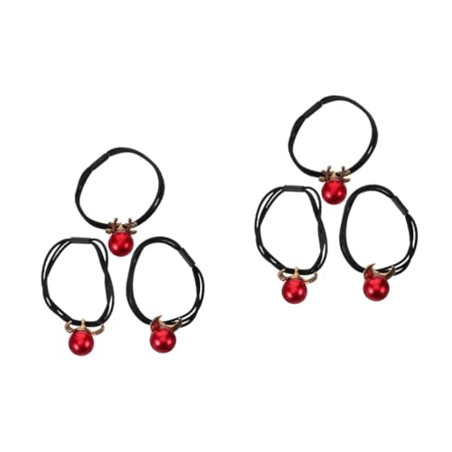 VICASKY 6 Stck. Teiliges Haargummi aus Elastischem Vintage Horn Design Weiche und Robuste Haarbänder für Frauen Modische Ponytail Halter Geeignet für Dickes und Dünnes Haar Stylische von VICASKY
