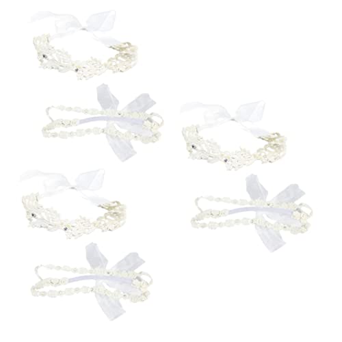 VICASKY 6 Stk kopftuch weihnachts haarschmuck weihnachten haarschmuck wc Prinzessinnenhaar-Spitzenschleifen Requisiten Kopfschmuck Haarbänder -Haarband kopfschmuck von VICASKY