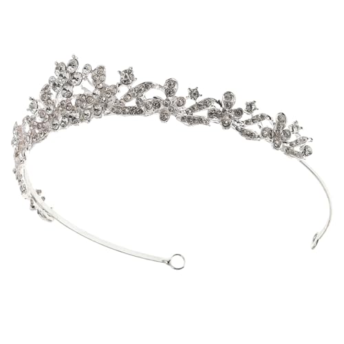 VICASKY 6 Stück Braut Tiara Haarschmuck aus Legierung mit Strass Funkelndes Diadem für Hochzeit Party Abschlussball Silberfarben Geeignet für Damen und Brautjungfern VICASKY 6 Stück Braut Tiara Haarschmuck aus Legierung mit Strass Funkelndes Diadem für Hochzeit Party Abschlussball Silberfarben Geeignet für Damen und Brautjungfern von VICASKY