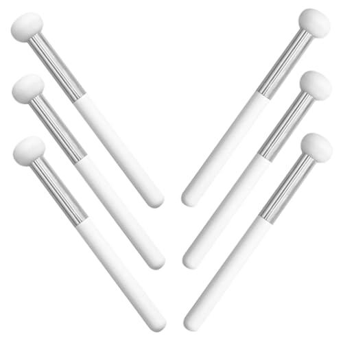 VICASKY 6 Stück Tragbare Concealer Pinsel Kleiner Schwamm Make up Schwamm Für Gesicht Und Augen Weich Bequem Make up Pinsel Für Frauen Für Reisen Und Outdoor von VICASKY