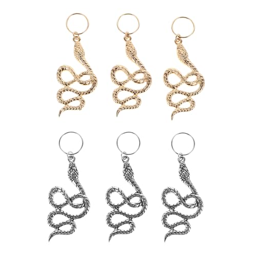 VICASKY 6 Stück Dreadlocks Haarzubehör Haarschmuck für Zöpfe. Zubehör Haarringe Schlangenhaarschmuck für Zöpfe Renaissance Accessoires Damen Schlangenzubehör Legierung VICASKY 6 Stück Dreadlocks Haarzubehör Haarschmuck für Zöpfe. Zubehör Haarringe Schlangenhaarschmuck für Zöpfe Renaissance Accessoires Damen Schlangenzubehör Legierung von VICASKY