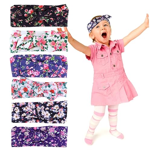 VICASKY 6stücke Stirnband Floral Haarband Für Junge Mädchen Mädchen Junge Haar Verschluss Stirnband Zum Tragen Bei Partys Freizeit Und Pyjama Anlässen von VICASKY