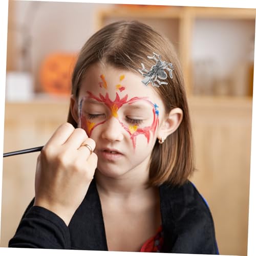 VICASKY 6 Stück Halloween Spinnen Haarspangen für Mädchen Punk Haarschmuck Dekorative Haarklammern mit Spinnendesign für Karneval Party und Vielseitige Frisuren von VICASKY