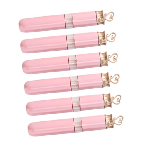 VICASKY 6 Stück Kreative Lippenstift Lip Gloss Röhren Leere Lippenbalsam Flaschen für Lippenpflege und Reisen von VICASKY