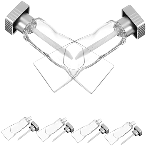 VICASKY 6 Stück Leere Rohre Lipgloss-behälter Nachfüllbar Lipgloss Für Lippenplatten Flasche Lipgloss Für Frauen Minibehälter Multipack Mini-Lipgloss-tuben Plastik von VICASKY