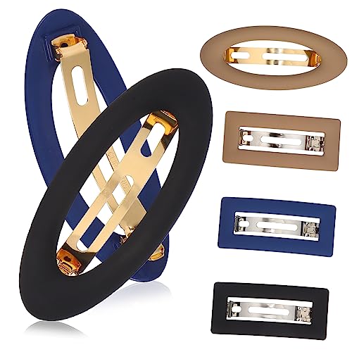 VICASKY 6 Stück Mattierte Federklammer Haarspange Dutt Haarspangen Für Farbe Oval Haarspange Damen Haarspange Styling Clips Für Haare Druckknöpfe Haarspangen VICASKY 6 Stück Mattierte Federklammer Haarspange Dutt Haarspangen Für Farbe Oval Haarspange Damen Haarspange Styling Clips Für Haare Druckknöpfe Haarspangen von VICASKY