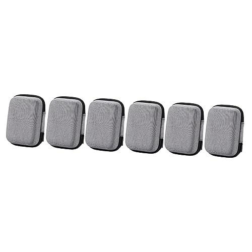 VICASKY 6 Stück Multifunktionale Aufbewahrungstasche Für Reisen Elektronischer Organizer Lavalier Mikrofon Headset Over Ear Mikrofone Tragetasche Staubdichte USB Kabeltasche Eva VICASKY 6 Stück Multifunktionale Aufbewahrungstasche Für Reisen Elektronischer Organizer Lavalier Mikrofon Headset Over Ear Mikrofone Tragetasche Staubdichte USB Kabeltasche Eva von VICASKY