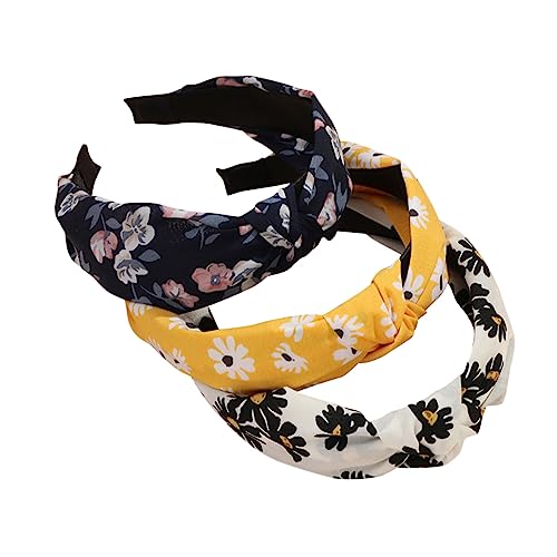 VICASKY 6 Stück Teiliges Blumenmuster Haarband Set Haarwaschen Kopfbedeckung für Damen für Spa Yoga Freizeit Weich und Bequem Elastisches Haarschmuck Zubehör von VICASKY