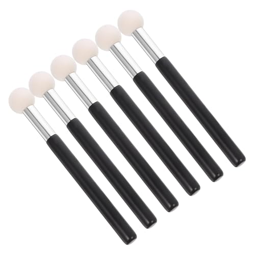 VICASKY 6 Stück Teiliges Concealer Pinsel für Frauen Runde Makeup Pinsel aus Weichem Material zum Verblenden von Concealer und Foundation Tragbar für Präzises Augen make up und von VICASKY