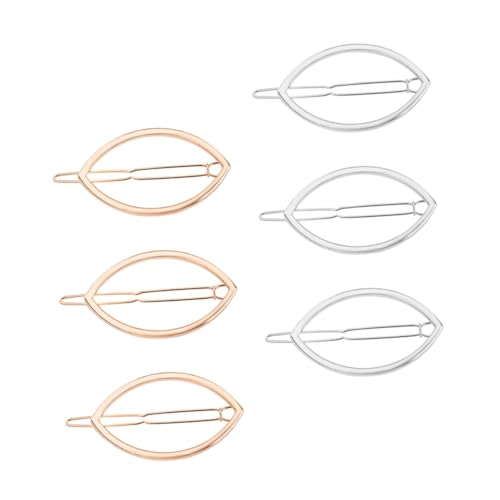 VICASKY 6 Stück Teiliges Haarschmuck aus Metalllegierung Geometrische Haarnadeln in Gold und Silber Langlebige Haarspangen für Hochzeit Party und Alltag Vielseitige Accessoires für Damen von VICASKY