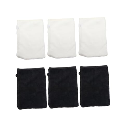VICASKY 6 Stück Teiliges Mikrofaser Gesichtsreinigungshandschuhe Sanfte Makeup Entfernung für Empfindliche Haut Atmungsaktiv und Saugfähig für Tägliche Gesichtsreinigung von VICASKY