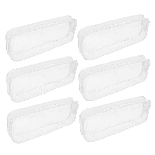 VICASKY 6 Stück Teiliges Transparente Kosmetiktasche Wasserdichter Make Up Organizer für Reisen Praktische Aufbewahrungstasche für Toilettenartikel und Schreibwaren VICASKY 6 Stück Teiliges Transparente Kosmetiktasche Wasserdichter Make Up Organizer für Reisen Praktische Aufbewahrungstasche für Toilettenartikel und Schreibwaren von VICASKY