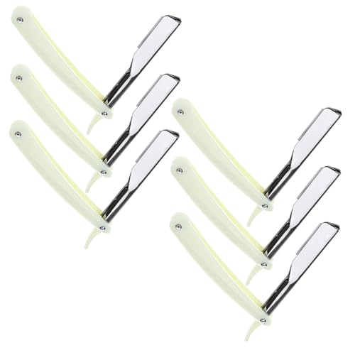 VICASKY 6 Stück manueller Rasierer Gesicht Werkzeug Handbuch männer rasierer Bart Rasierer Handrasierer für Männer White von VICASKY