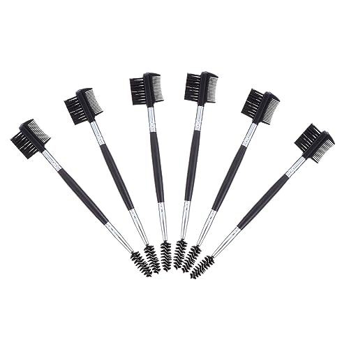 VICASKY 6 Teiliger Augenbrauenpinsel Former Für Damen Augenbrauen Funktionaler Lockenkamm Make Up Werkzeug Augenbrauen Pflegebürste Wimpernbürste Doppelkopfbürste Holzgriff VICASKY 6 Teiliger Augenbrauenpinsel Former Für Damen Augenbrauen Funktionaler Lockenkamm Make Up Werkzeug Augenbrauen Pflegebürste Wimpernbürste Doppelkopfbürste Holzgriff von VICASKY