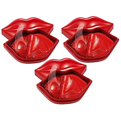 VICASKY 60stücke Lippenmaske Feuchtigkeitsspendend Nährend Lippenpflege Patch Für Rissige Lippen Nachts Reparieren Allantoin Enthaltend Handlich Zu Tragen von VICASKY