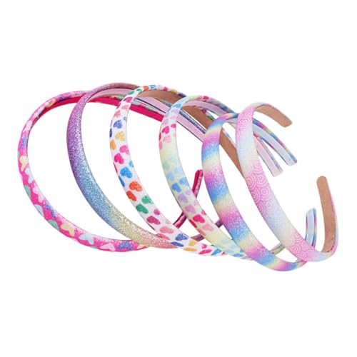VICASKY 6stücke Glitzer-kopfbedeckungen Outdoor Stirnbänder Party Haar Hoops Haar Zubehör Einzigartiges Haarband Mit Glitzer Für Karneval Und Festivals von VICASKY