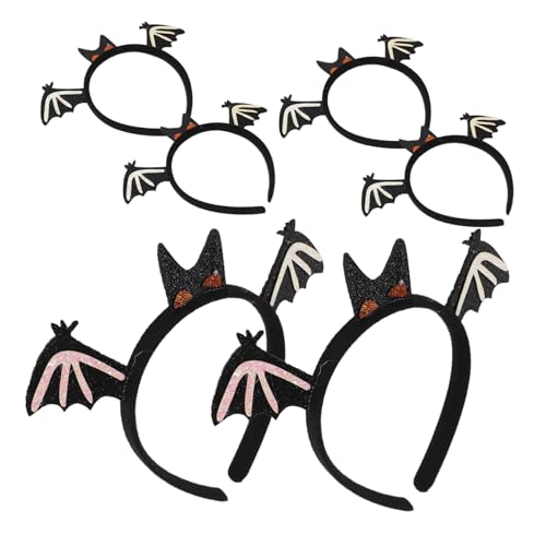 VICASKY 6stücke Fledermausohren Stirnband Halloween Haarband Dekorativ Für Partys Aus Weichem Material Leicht Zu Tragen Accessoire Für Kostüme von VICASKY