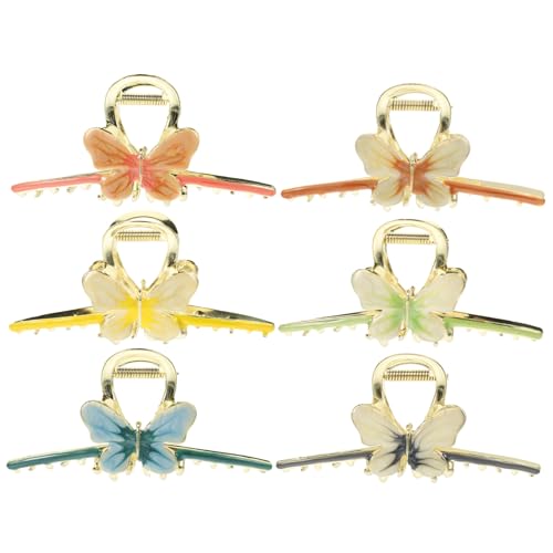 VICASKY 6stücke Große Schmetterlings Haarklammern Für Langes Haar Frauen Mädchen Zum Hochstecken Für Hochzeit Geburtstag Weihnachten von VICASKY