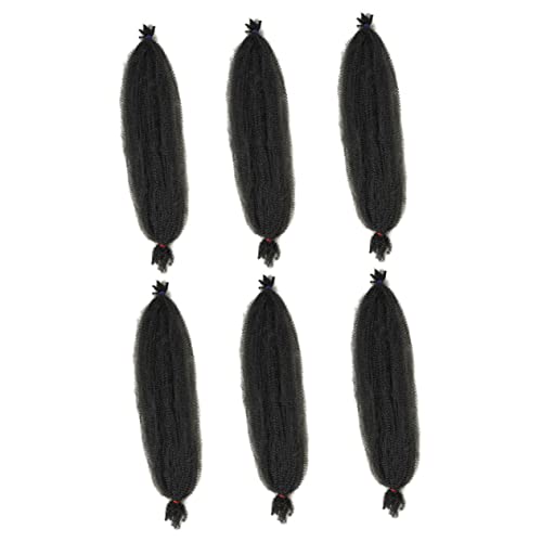 VICASKY 6stücke Lockige Perücke Gedrehte Afro-perücke Flechtperücke Synthetische Perücke Für Partys Cosplay Halloween Festivals Fotoaufnahmen Karneval von VICASKY