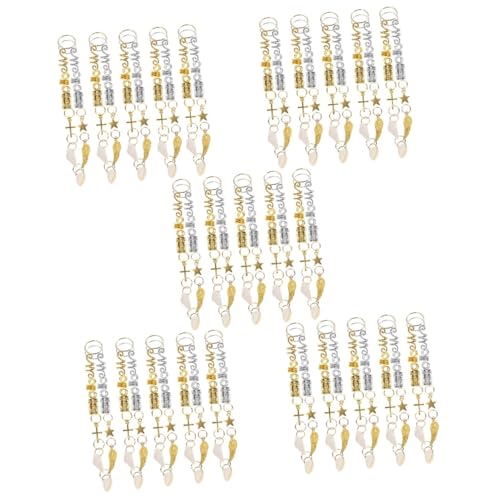 VICASKY 795 Teiliges Haarschmuck für Zöpfe Metallringe und Dreadlock Manschetten Sicherer Schmuck für Flechten und Haarstyling Einfach Anzuwenden Modisch für Frauen und Männer von VICASKY