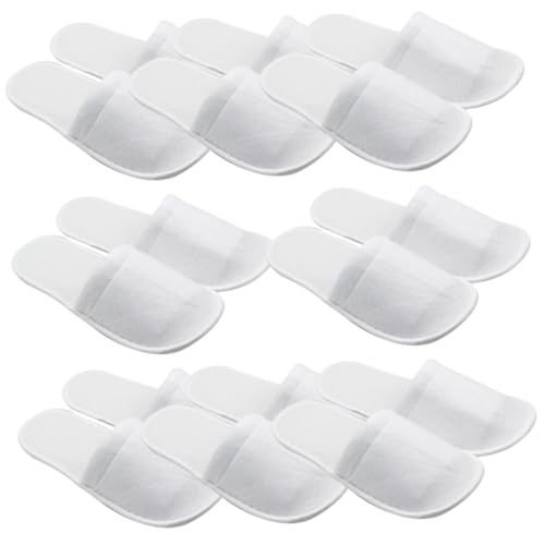 VICASKY 8 Paare Einweg Spa Slipper Damen Rutschfeste Hotel Hausschuhe Leicht Komfortabel Atmungsaktiv Für Reise Salon Gäste Anwendung von VICASKY