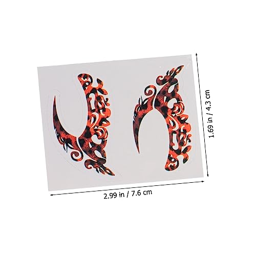 VICASKY 8 Paar Temporäre Augen Tattoos Lidschatten Eyeliner Aufkleber Für Gesicht Dekoration Wasserfest Selbstklebend Für Mädchen Und Erwachsene von VICASKY
