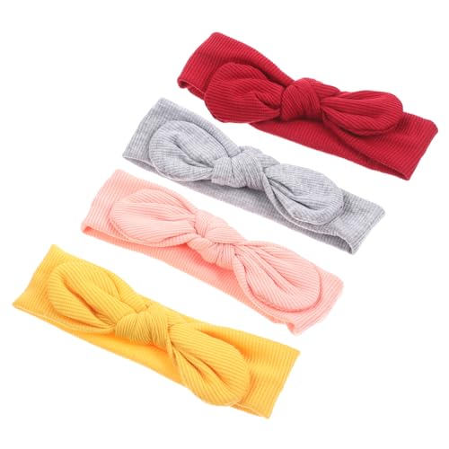 VICASKY 8 Stk Haarschmuck -haarschleifen Stirnband Haarschleife Kinder Stirnbänder Knoten Stirnbänder Dehnbare Kopfbedeckung Haargummis Für Kinder Knotenkopftuch Polyester von VICASKY
