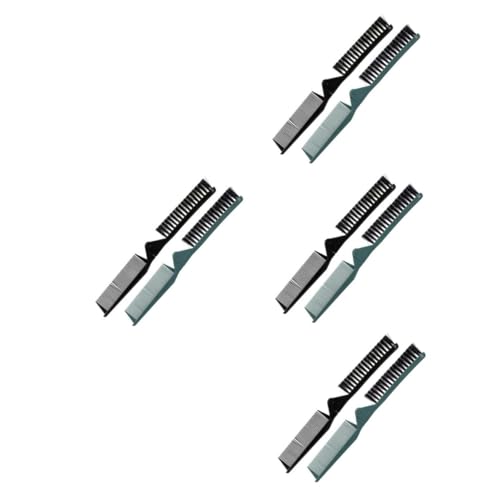 VICASKY 8 Stück Doppelzahn Klappkamm Faltbar Kompakt Reise Haarkamm für Frauen und Männer Schonend für Lockiges und Glattes Haar Hautfreundlich für Salon und Unterwegs von VICASKY