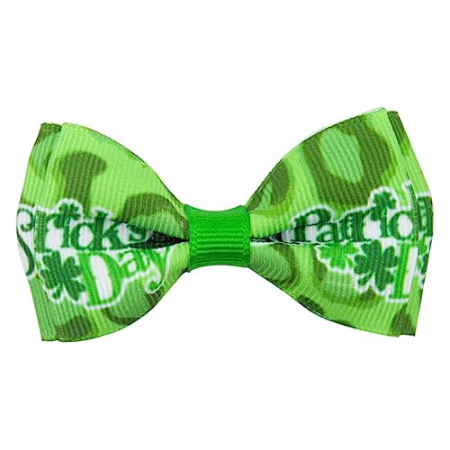 VICASKY 8 Stück Haarklammern Mädchen Bögen Clips St Patricks Day Haarspangen Tag St. Patricks Day Hair Clip Bogen St Patricks Day Haarschleife Haarschmuck St. Patricks Day Haarnadeln Green von VICASKY