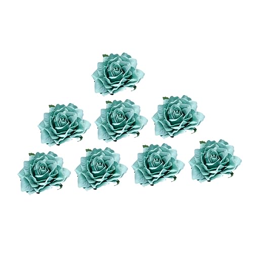 VICASKY 8 Stück Rosafarbene Haarspange Braut Dame Blumen- Kleid Junggesellin Hochzeitszubehör Fälschung Große Blumenbroschenstifte Für Frauen Blumenstift Korsage Rosen Plüschstoffe Blue von VICASKY