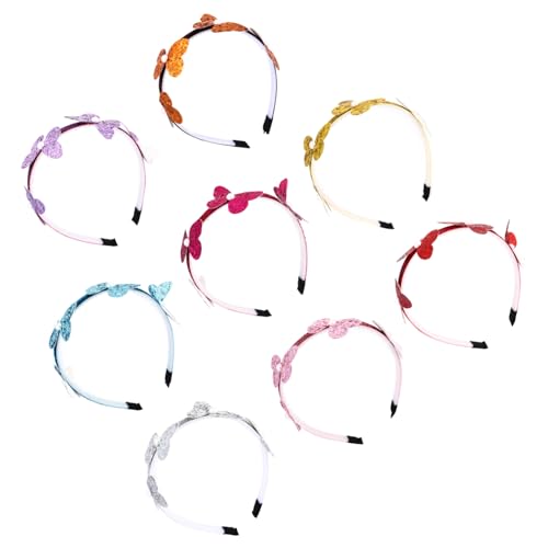 VICASKY 8 Stück Teiliges Glitzer Haarband mit Schmetterlingen für Farbenfrohe Haarschmuck Accessoires für Partys und Fotografie Bequem und Einfach VICASKY 8 Stück Teiliges Glitzer Haarband mit Schmetterlingen für Farbenfrohe Haarschmuck Accessoires für Partys und Fotografie Bequem und Einfach von VICASKY