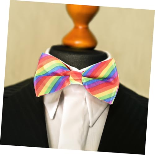 VICASKY 8 Stück Teiliges Regenbogenfliege Set mit Us Flaggenmuster Glänzend Langlebig für Damen und Herren Party und Festivaldekoration Geeignet für Cosplay und Feierlichkeiten von VICASKY