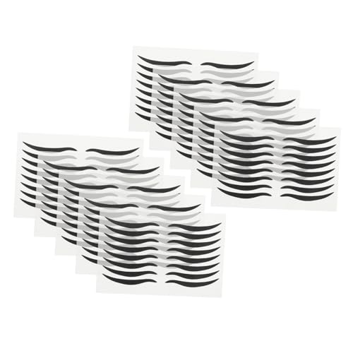 VICASKY 80 Paare Schwarze Eyeliner Sticker Schnelle Anwendung Präzise Form für Party Make Up und Langanhaltenden Schmierresistenten Eye Liner von VICASKY