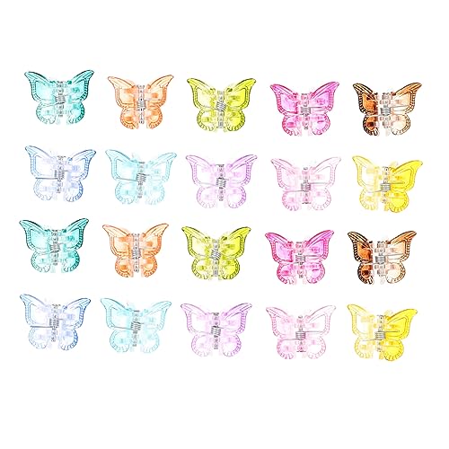 VICASKY 80 Stück Klein Teiliges Schmetterlings Haarspangen für Damen Rutschfeste Haarklammer Farbenfrohe Haarschmuck für Täglichen Gebrauch Langlebige und Praktische Haaraccessoires VICASKY 80 Stück Klein Teiliges Schmetterlings Haarspangen für Damen Rutschfeste Haarklammer Farbenfrohe Haarschmuck für Täglichen Gebrauch Langlebige und Praktische Haaraccessoires von VICASKY