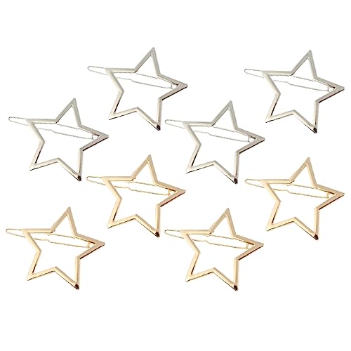 VICASKY 8stücke Mode Hohl Sterne Haarspangen Damen Haar Schmuck Frisur Dekorationen Für Geburtstag Hochzeit Party von VICASKY