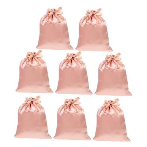 VICASKY 8stücke Satin-kordelzugbeutel Für Schmuck Kleine Aufbewahrungsbeutel Reisetaschen Mit Kordelzug Satin-geschenktaschen Für Hochzeit von VICASKY