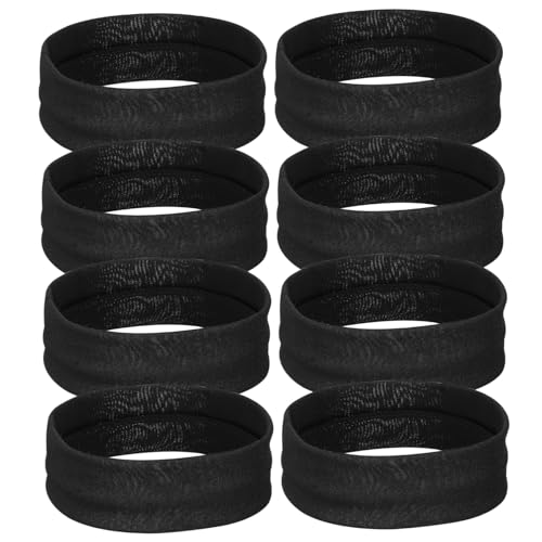 VICASKY 8stücke Sport-stirnbänder Aus Elastik Workout-schweißbänder Atmungsaktiv-haarbänder Feuchtigkeitsableitend Für Damen Und Herren Für Fitness Und Outdoor-aktivitäten von VICASKY