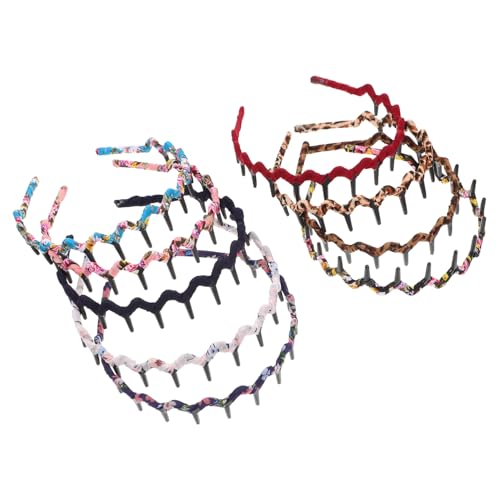 VICASKY 9stücke Stirnbänder Für Frauen Mädchen Mit Zähnen Haarschmuck Kopfschmuck Accessoires Für Party Kostüme Feiertage Karneval Cosplay von VICASKY