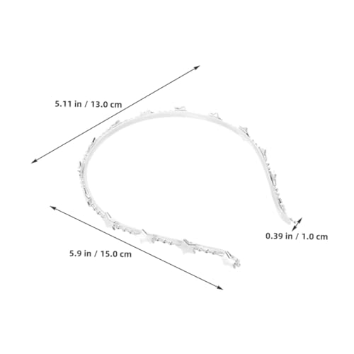 VICASKY 9 Stück Teiliges Stirnband für Damen und Mädchen Rote Weiße Blaue Haarschmuck Ketten zum Unabhängigkeitstag Memorial Day Partyzubehör Einfach zu Tragen Festliche Patriotische von VICASKY